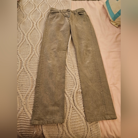 Vintage Levis Jeans Mens XX 29x32 Camel Brown Denim 501 Straight Made in USA - Picture 1 of 9